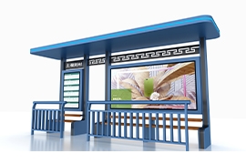 山西呂梁鄉鎮款候車亭發貨案例